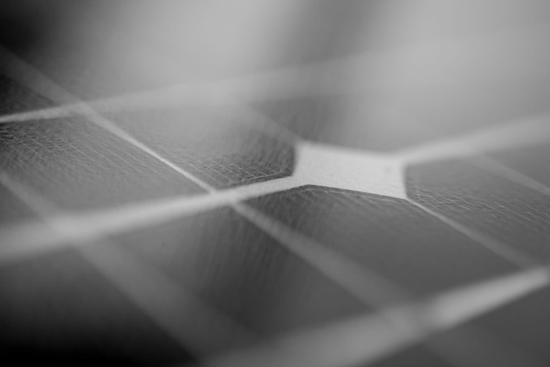 Close view of a photovoltaic module surface